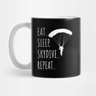 Eat Sleep Skydive Repeat Mug